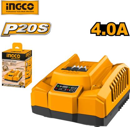 INGCO 20V Fast Intelligent Charger, Not Include  Battery