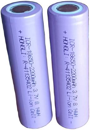 BM ELECTRONIC Eastar 2200 mAh ICR18650 3.7V Lithium-Ion Battery ( Pack Of 2 ) Lithium Solar Battery