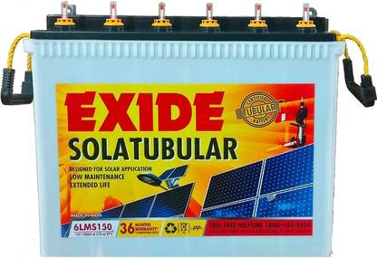 EXIDE Lead acid Flooded Solar Battery