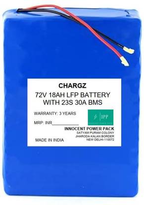ChargZ 72V 18AH Lithium Solar Battery