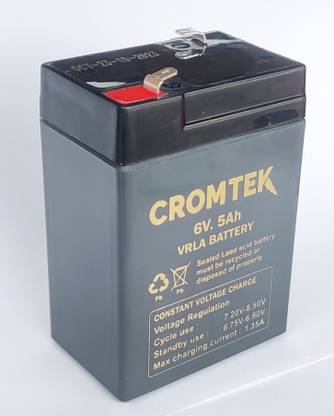 Cromtek 6 volt 5 ampere battery AGM Solar Battery