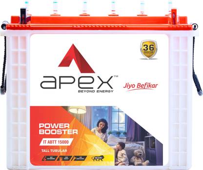apexbatt apexbattABTT 15000 150Ah Tubular Inverter Battery