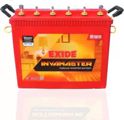 EXIDE IMTT 1500 150AH Inverter battery ,, with 36 month free replacement+ 24 month Lithium Solar Battery