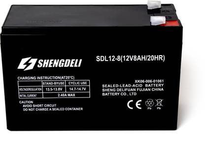 shengdeli 12V-8Ah UPS and Solar Battery, use in Multiple Electronic Devices ups 8 Ah Battery for All Vehicles