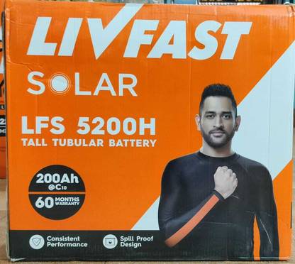 Livfast LFS 5200H AGM Solar Battery