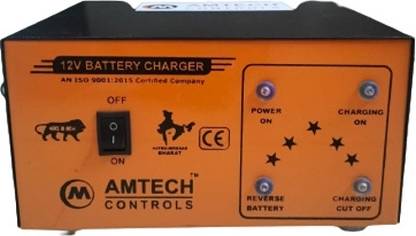 Amtech Controls Auto Cut Battery Charger Battery Charger 5 AMP PWM Solar Charge Controller
