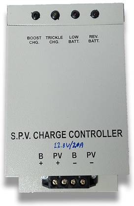 SOLAR UNIVERSE INDIA 12.8V-20A LIFEPO4 CC PWM Solar Charge Controller