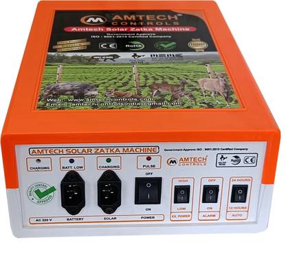 Amtech Controls Fance Energizer Zatka Machine 30 Acre PWM Solar Charge Controller