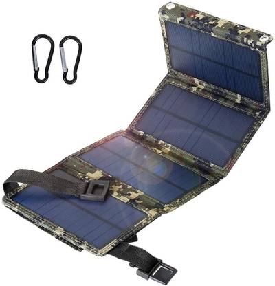 ELEPHANTBOAT 20W Portable Solar Panel , USB Port, Foldable Solar Charger for Camping Travel MPPT Solar Charge Controller