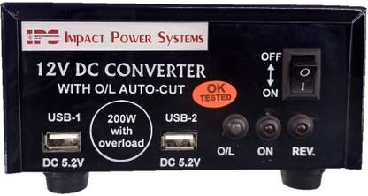 Aarav Enterprises 12V/24 DC to 220V AC Converter Solar invertor Power Supply DC Converter PWM Solar Charge Controller