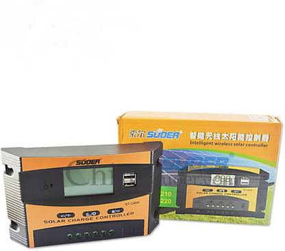 SUOER 12V/24V 20A Manual PWM Solar Charge Controller-ST-C1220 PWM Solar Charge Controller