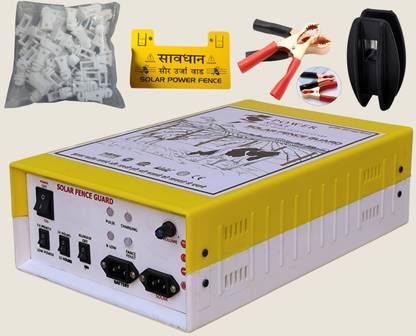POWERSPIKE solar energizer set(200 insulator , 50 corner , waring board , Battery clip) MPPT Solar Charge Controller