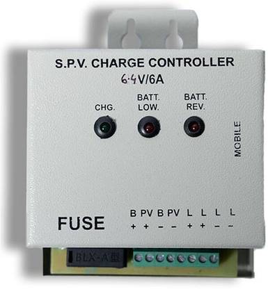 SOLAR UNIVERSE INDIA 6.4V-6A LIFEPO4 CC PWM Solar Charge Controller