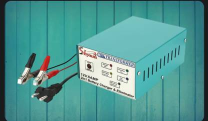 SILONIX 12V 5Amp 2In1 Battery Charger “Eliminator for Battery ,Bike, Car,Zatka Machine PWM Solar Charge Controller
