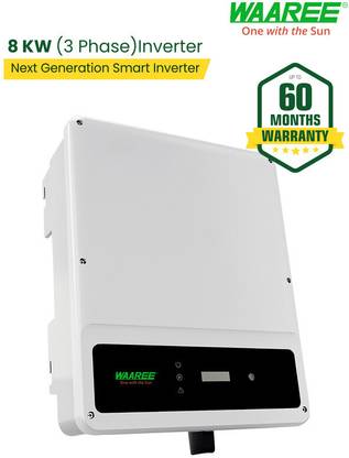 WAAREE 8kW Three Phase Solar On Grid Inverter MPPT Solar Charge Controller