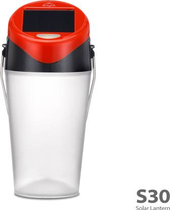 D LIGHT S30 Family Solar Lantern with 0.3W in-built solar panel, transparent textured making it safe for eyes Solar Light Set