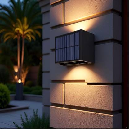 Homehop Solar Outdoor Wall Lights Automatic Waterproof Compound Decoration Garden Lamp Solar Light Set