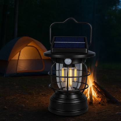 futurkart Solar Horse Lantern Light – Vintage Outdoor & Camping Lamp with Motion Sensor Solar Light Set