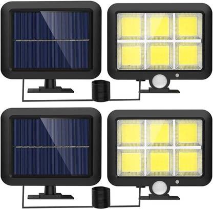 Holy Delight Solar Light Outdoor with Motion Sensor, Solar Light + Solar Panel Solar Light Set