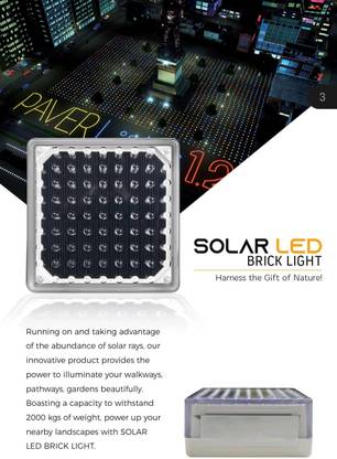 Swaaadle Tech Pvt Ltd Solar Brick Light Solar Light Set