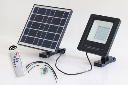 Smuf Automatic Solar Powered High Brightness Rechargeable Full Night Battery Backup Solar Light Set