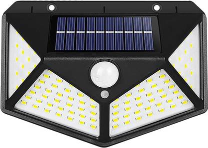 Neo Elect Solar Motion Sensor LED Bright White Light Outdoor for Balcony Backyard Garden Motion Sensor Light