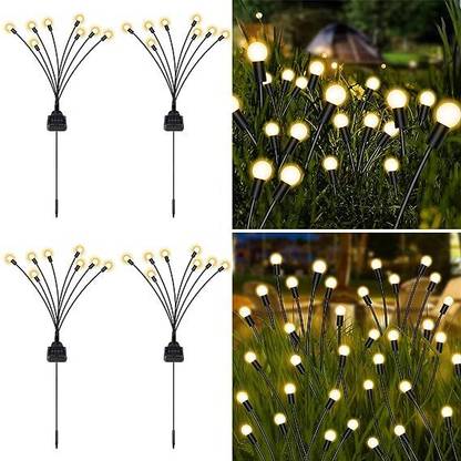 ZESTRUM Solar powered firefly lamp Garden Lights LED Firefly Lighting For Home, Yard Solar Light Set
