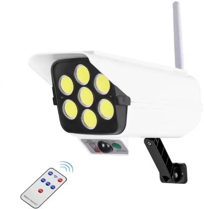 SasL Solar Security Motion Sensor Light Outdoor Fake Camera model with Remote Control Solar Light Set