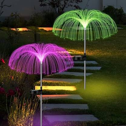 Advance-tech Solar Jellyfish Lights Changing Solar Outdoor Lights Decorative Solar Light Set