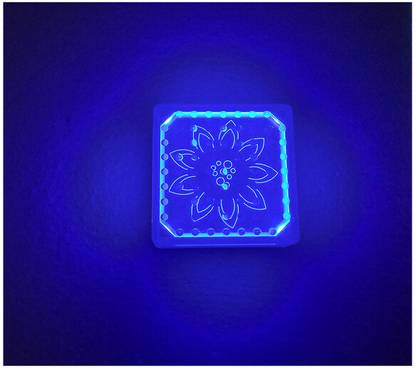SOLAR UNIVERSE INDIA Solar Brick & Road Study for Pathway/Garden/Pool/Resort & Farm Lighting -Blue Solar Light Set