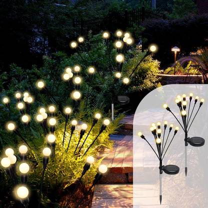 CRAZYABBS Firefly , Outdoor Garden Lights Waterproof Solar Light Set