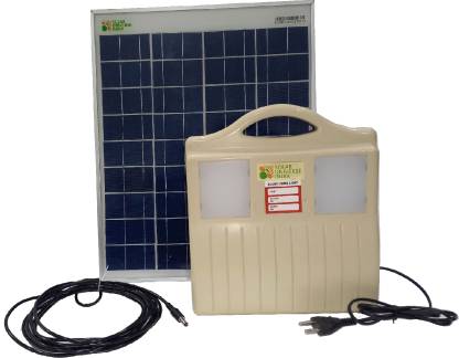SOLAR UNIVERSE INDIA 100W Solar Power Pack with 108Wh Battery & 20W Solar Panel-Plug & Play Solar Kit Solar Light Set