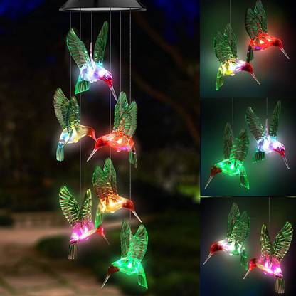 Snygg Snygg Solar Powerd Hummingbird Lights Solar Light Set