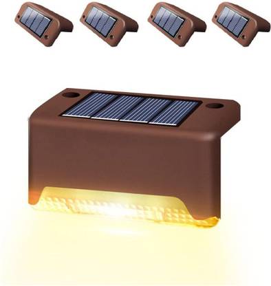 QARB Solar LED Lights for Poolside, Deck, Step and Stairway Decoration Solar Light Set