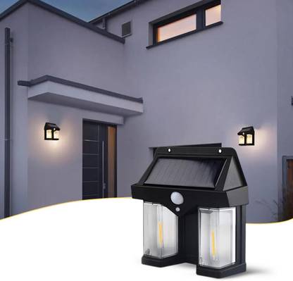 CARTSPACE Wireless Dusk Dawn Solar Light Outdoor Wall Light (Wall Mounted Pack of 1) Solar Light Set