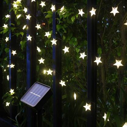 XERGY Solar Star Twinkle String Lights,30 Led 8 Modes Solar Powered Decorative Light Solar Light Set