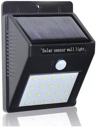 Starbust Motion Sensor Solar Lights Outdoor, Super Bright 20 LED Wireless Waterproof Solar Wall Outside Lighting, Solar Security Light for Porch Patio Yard Deck Stairway Driveway Solar Light Set