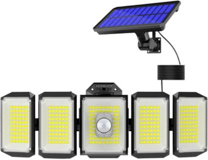 Homehop 300 LED Lamp Motion Sensor Outdoor Wall Lights for Home Garden and Porch Solar Light Set