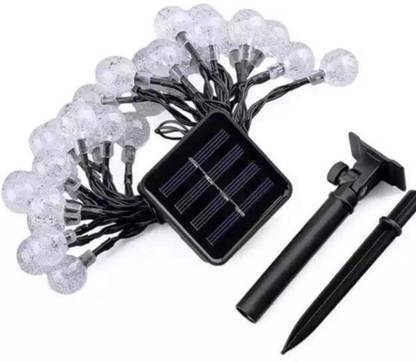 SAHAJANAND ELECTRICALS 30 LED String Lamp Decorative Indoor Outdoor Water Proof Automatic Solar Light Set
