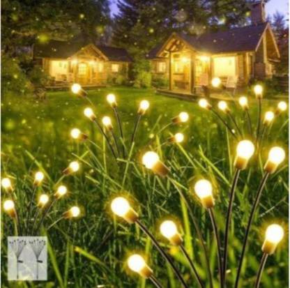 SYARA HT_Solar Garden Lights Outdoor Solar Firefly Lights Waterproof Solar Garden Solar Light Set