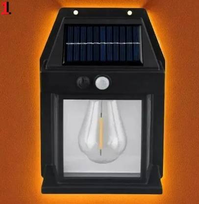 Ziddjeet X260 M991 Solar Tungsten Wall Lamp Light, Waterproof Human Body Motion Solar Light Set