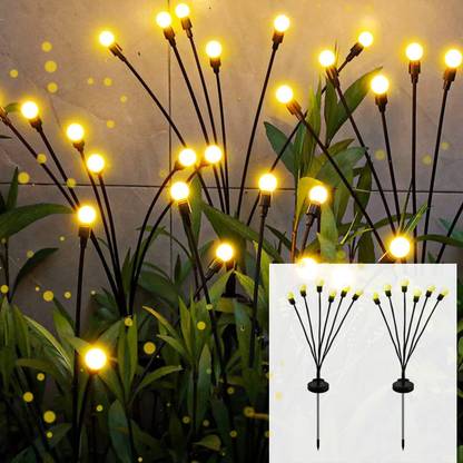 ZESTRUM Royal Packer Solar Powered Firefly Garden Light Solar Light Set