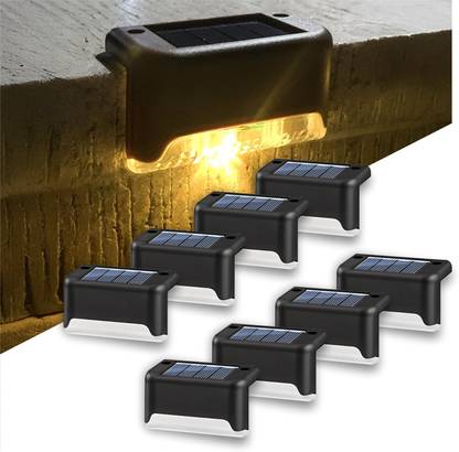 Btag Solar Deck Light, Rechargeable Waterproof LED Solar Lights Solar Light Set