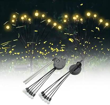 GREEN TOUCH "Solar Firefly Lights: Whimsical Charm, Easy Install" Solar Light Set