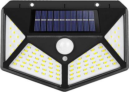 TRU TOYS LED Solar Light Motion Sensor Automatic Outdoor Waterproof Garden Light, 100 LED Solar Light Set