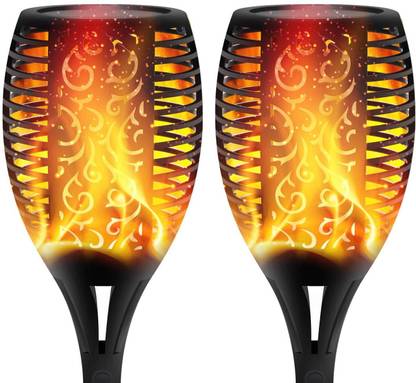 LE'SIJA DECORATIONS Solar LED decor Outdoor Waterproof Mashaal Light Gate Light Outdoor Lamp