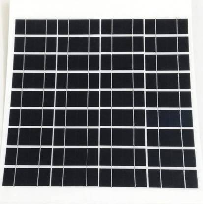 RUKMINI Mono Perc 12 Volt 10 Watt Lightweight Flexible Solar Panel