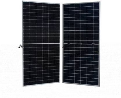 WAAREE 570 W Each Topcon Halfcut Mono Perc Bifacial Solar Panel