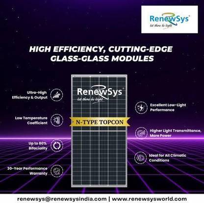 renewsys SGALACTIC 144 520 WP - 545 WP Solar Panel