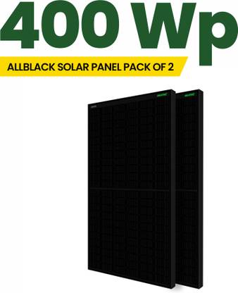 WAAREE Solar Panels 400 Watt (Pack of 2) 24 Volts 132 Cells Mono PERC All Black Solar Panel